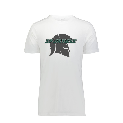 [FTSCUBWH-AS-LOGO3] Decker Men's Tri-Blend T-Shirt - Short Sleeve (Adult S, White, Logo 3)