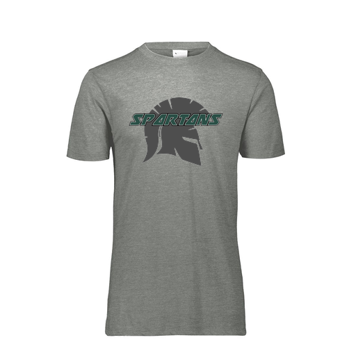 [FTSCUBGY-AS-LOGO3] Decker Men's Tri-Blend T-Shirt - Short Sleeve (Adult S, Gray, Logo 3)