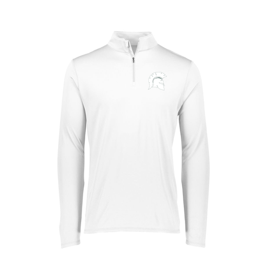 [FTLQFLWH-FAXS-LOGO1] Decker Women's Flex-Lite 1/4 Zip Shirt (Female Adult XS, White, Logo 1)