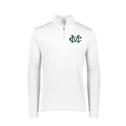 [FTLQFLWH-FAXS-LOGO2] Decker Women's Flex-Lite 1/4 Zip Shirt (Female Adult XS, White, Logo 2)