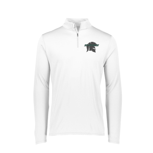 [FTLQFLWH-FAXS-LOGO3] Decker Women's Flex-Lite 1/4 Zip Shirt (Female Adult XS, White, Logo 3)