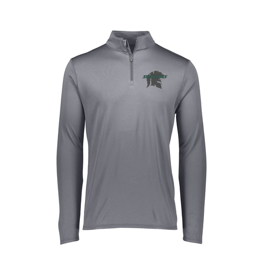[FTLQFLGY-FAXS-LOGO3] Decker Women's Flex-Lite 1/4 Zip Shirt (Female Adult XS, Gray, Logo 3)