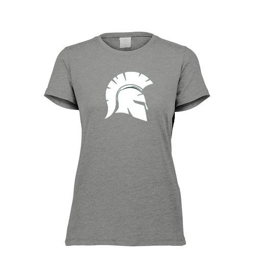 [FTSCUBGY-FAXS-LOGO1] Decker Women's Tri-Blend T-Shirt - Short Sleeve (Female Adult XS, Gray, Logo 1)