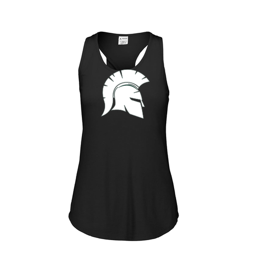 [3078.K94.S-LOGO1] Ladies Tri Blend Tank Top (Female Adult S, Black, Logo 1)