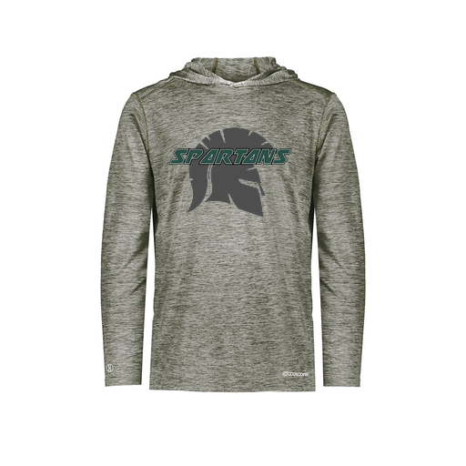 [FOLHCGGY-AS-LOGO3] Decker Men's Charge Hoodie (Adult S, Gray, Logo 3)