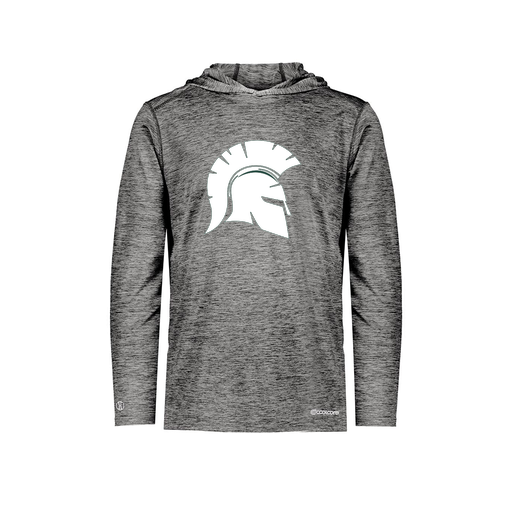 [FOLHCGBK-YS-LOGO1] Decker Youth Charge Hoodie (Youth S, Black, Logo 1)