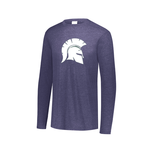 [3075.U22.XS-LOGO1] Men's LS Ultra-blend T-Shirt (Adult XS, Navy, Logo 1)