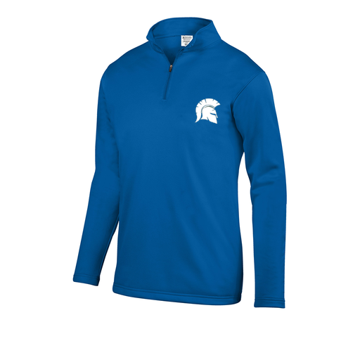 [FOLQFFRY-AS-LOGO1] Decker Men's FlexFleece 1/4 Zip (Adult S, Royal, Logo 1)