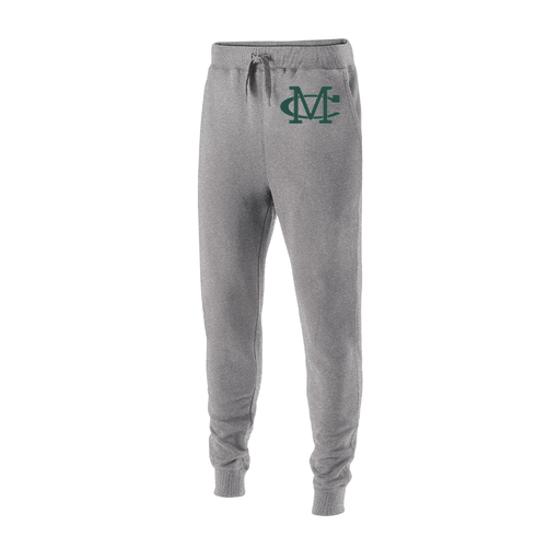 [229548.017.XS-LOGO2] Men's 60/40 Fleece Jogger (Adult XS, Silver, Logo 2)