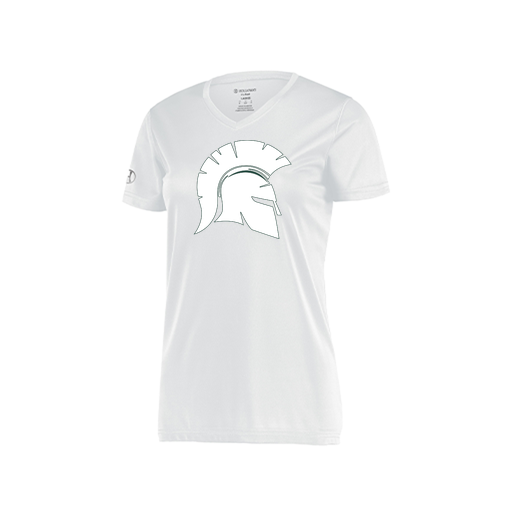 [222820.005.S-LOGO1] Ladies Movement Dri Fit Shirt (Female Adult S, White, Logo 1)