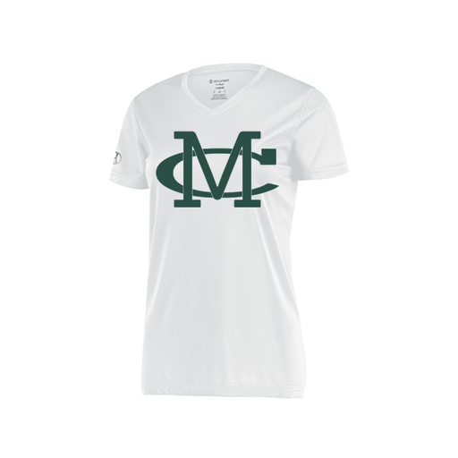 [222820.005.S-LOGO2] Ladies Movement Dri Fit Shirt (Female Adult S, White, Logo 2)