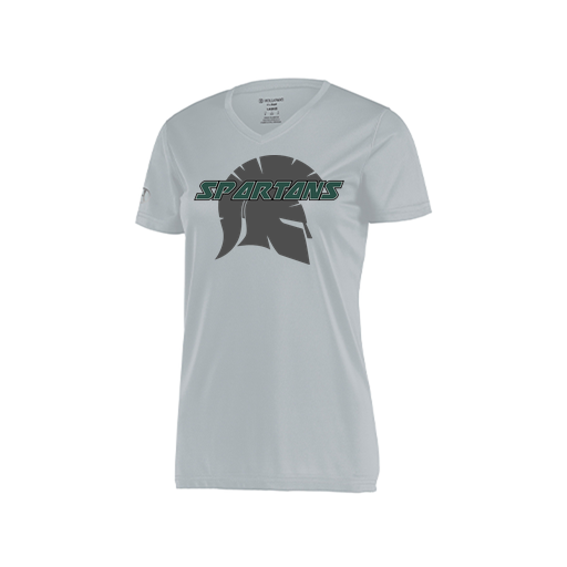 [222820.099.S-LOGO3] Ladies Movement Dri Fit Shirt (Female Adult S, Silver, Logo 3)