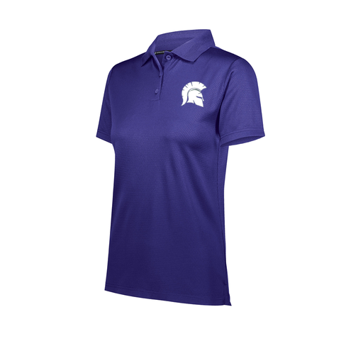 [222768-PUR-FAXS-LOGO1] Ladies Prism Polo (Female Adult XS, Purple, Logo 1)
