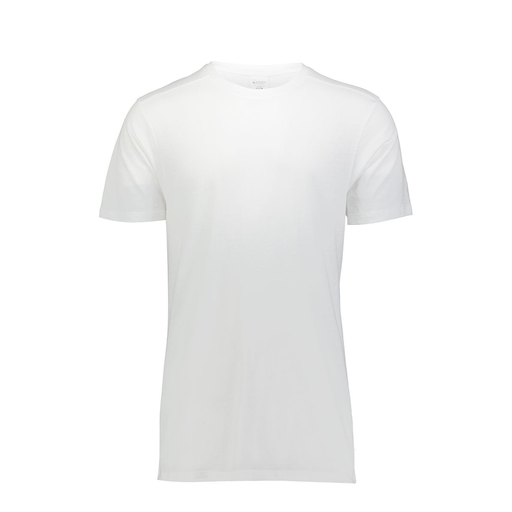 [FTSCUBWH-AS-LOGO5] Decker Men's Tri-Blend T-Shirt - Short Sleeve (Adult S, White, Logo 5)